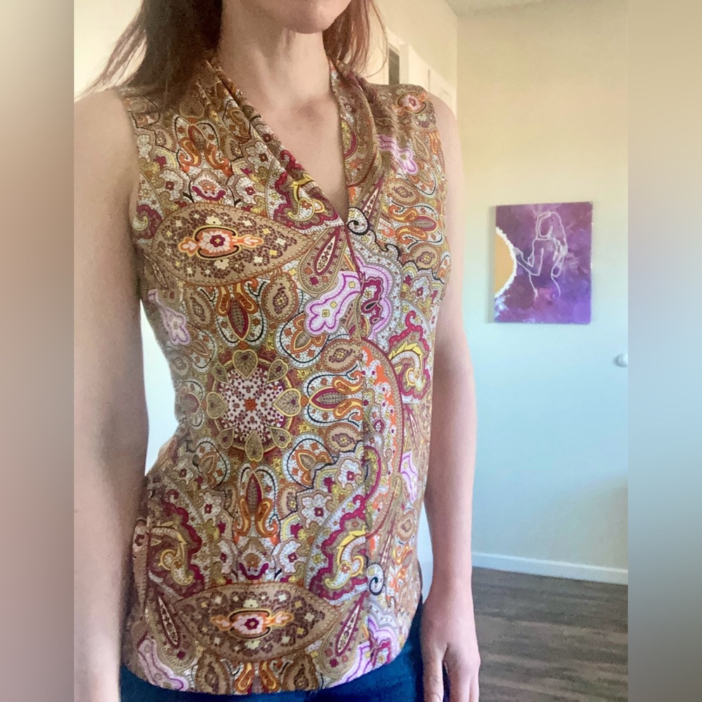 Philosophy Republic Paisley Tank Top XS